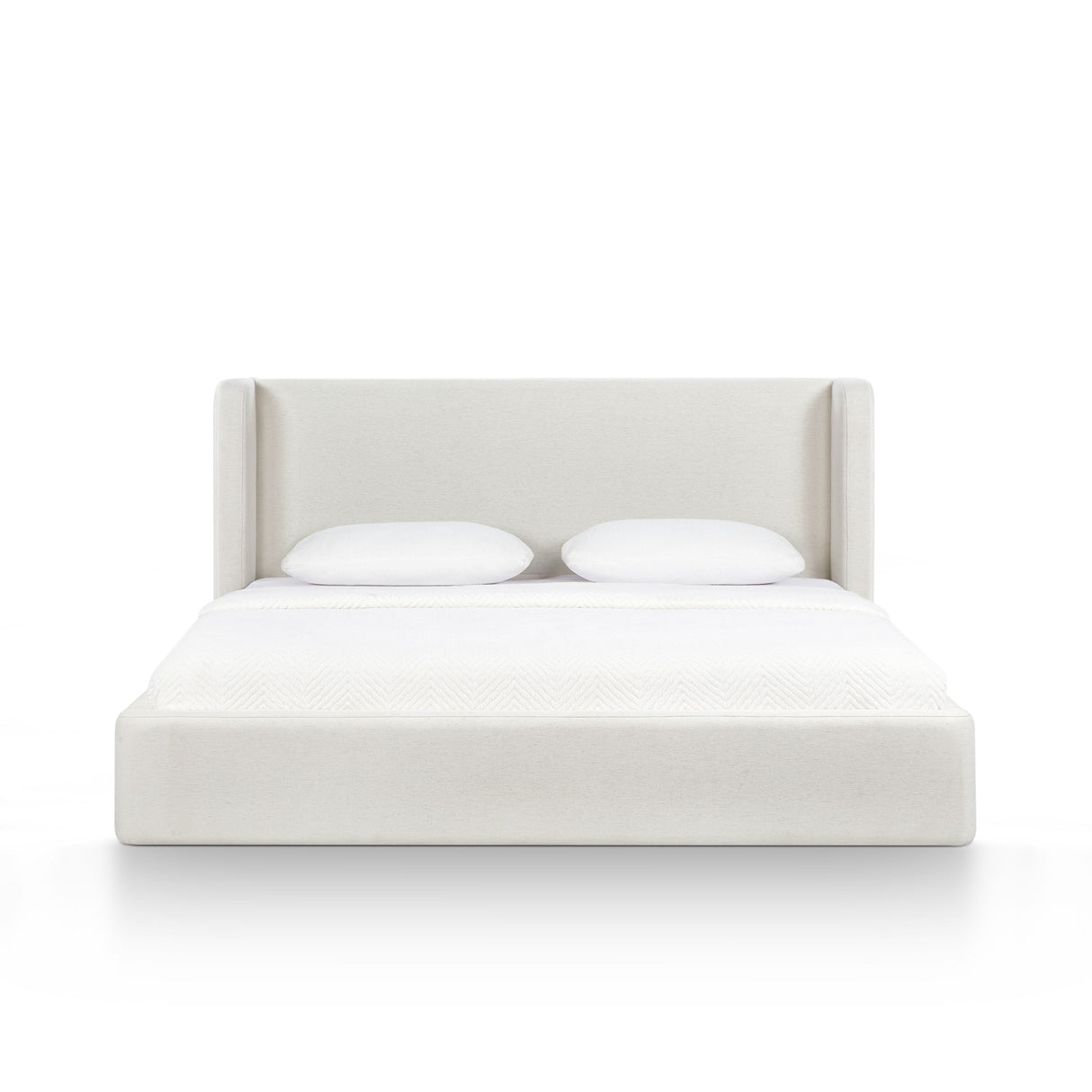 Harmony Cream Performance Chenille King Bed