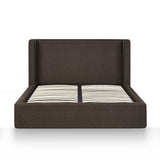 Harmony Chocolate Brown Performance Chenille Queen Bed