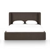 Harmony Chocolate Brown Performance Chenille Queen Bed