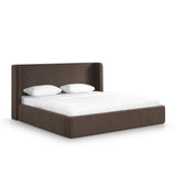 Harmony Chocolate Brown Performance Chenille King Bed