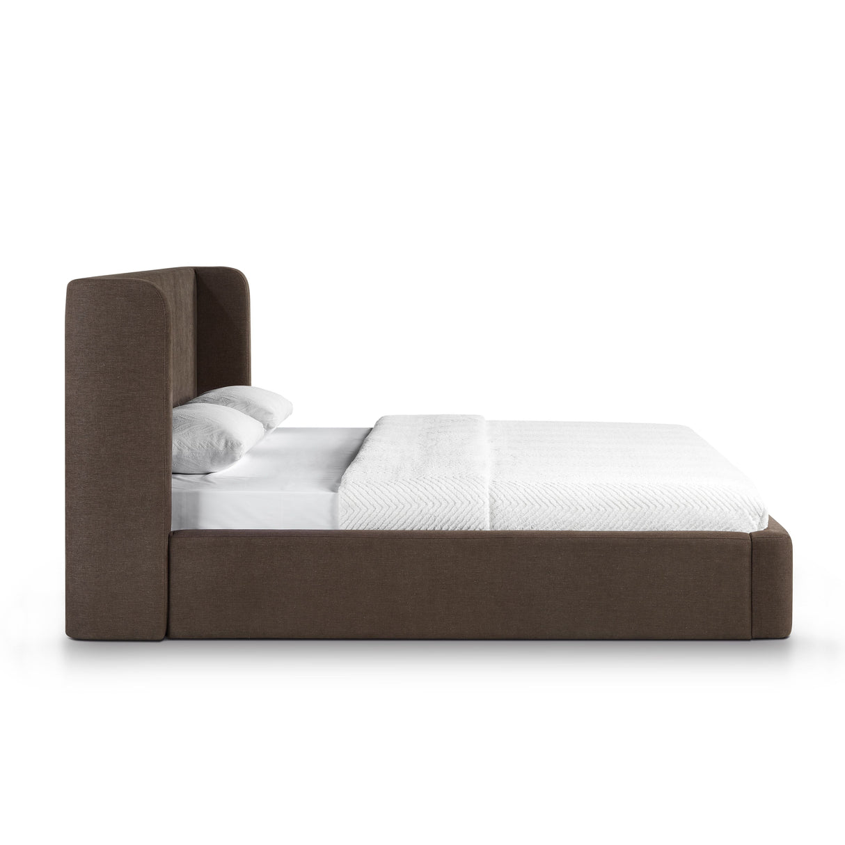Harmony Chocolate Brown Performance Chenille King Bed