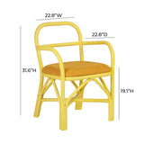 Ginny Rattan Dining Chair by TOV Furniture at Eve Furniture