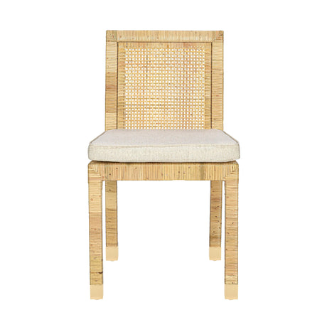 Amara Cream Linen Dining Chair by TOV Furniture at Eve Furniture