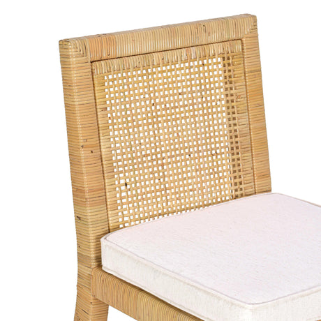 Amara Cream Linen Dining Chair by TOV Furniture at Eve Furniture