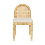 Amara Cream Linen Arched Dining Chair by TOV Furniture at Eve Furniture