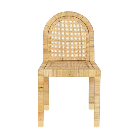 Amara Cream Linen Arched Dining Chair by TOV Furniture at Eve Furniture