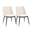 Evora Velvet Dining Chair - Set of 2 by TOV Furniture at Eve Furniture