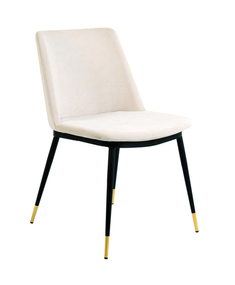 Evora Velvet Dining Chair - Set of 2 by TOV Furniture at Eve Furniture