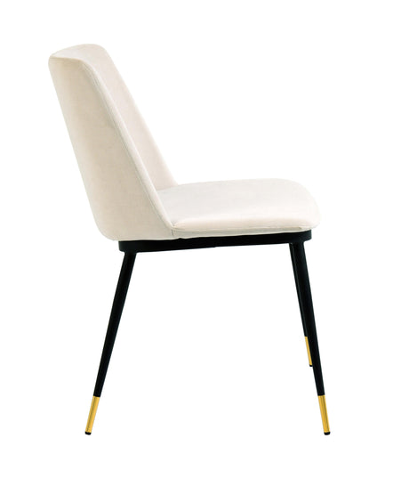 Evora Velvet Dining Chair - Set of 2 by TOV Furniture at Eve Furniture