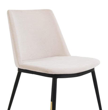 Evora Velvet Dining Chair - Set of 2 by TOV Furniture at Eve Furniture