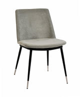 Evora Velvet Dining Chair - Set of 2 by TOV Furniture at Eve Furniture