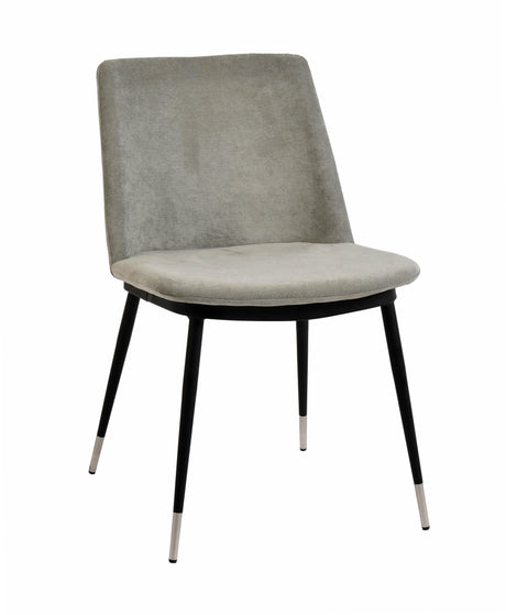 Evora Velvet Dining Chair - Set of 2 by TOV Furniture at Eve Furniture