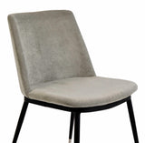 Evora Velvet Dining Chair - Set of 2 by TOV Furniture at Eve Furniture