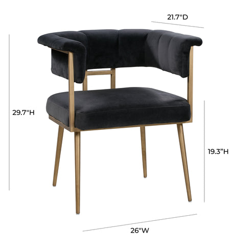 Astrid Velvet Dining Chair by TOV Furniture at Eve Furniture