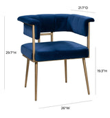 Astrid Velvet Dining Chair by TOV Furniture at Eve Furniture