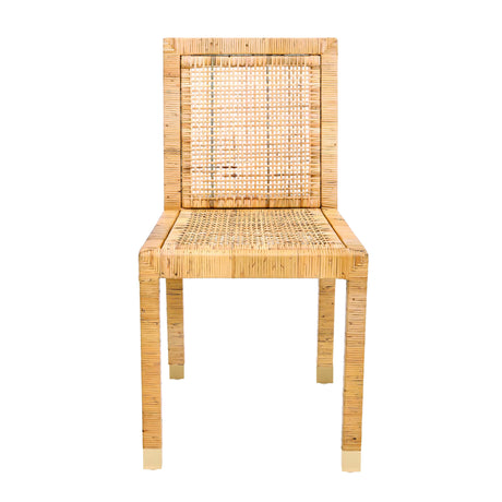 Amara Rattan Performance Fabric Dining Chair by TOV Furniture at Eve Furniture