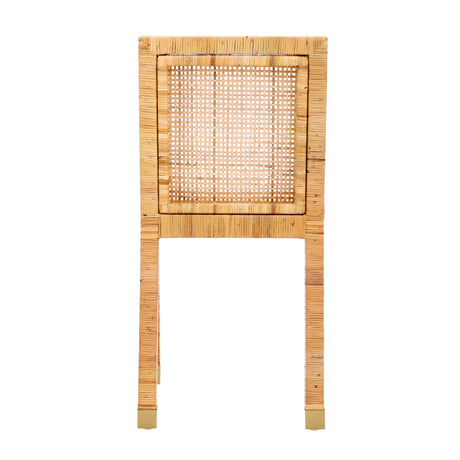 Amara Rattan Performance Fabric Dining Chair by TOV Furniture at Eve Furniture
