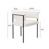 Taylor Performance Linen Dining Chair by TOV Furniture at Eve Furniture