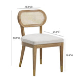 Cosette Performance Linen Dining Chair by TOV Furniture at Eve Furniture