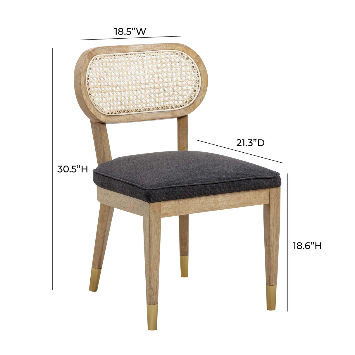 Cosette Performance Linen Dining Chair by TOV Furniture at Eve Furniture