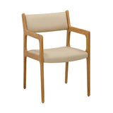 Ari Cream Performance Vegan Leather Dining Chair - Set of 2 by TOV Furniture at Eve Furniture