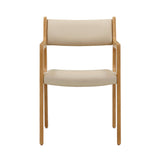 Ari Cream Performance Vegan Leather Dining Chair - Set of 2 by TOV Furniture at Eve Furniture
