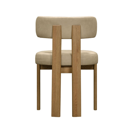 Odessa Vegan Leather Dining Chair by TOV Furniture at Eve Furniture
