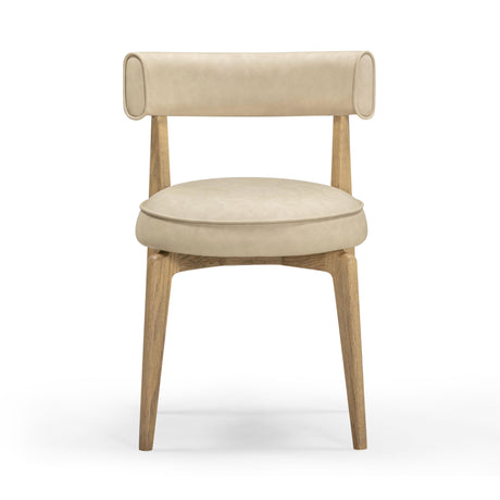 Nikita Performance Vegan Leather Dining Chair by TOV Furniture at Eve Furniture