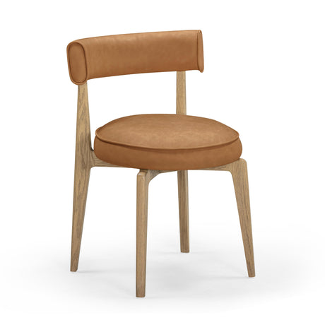 Nikita Performance Vegan Leather Dining Chair by TOV Furniture at Eve Furniture