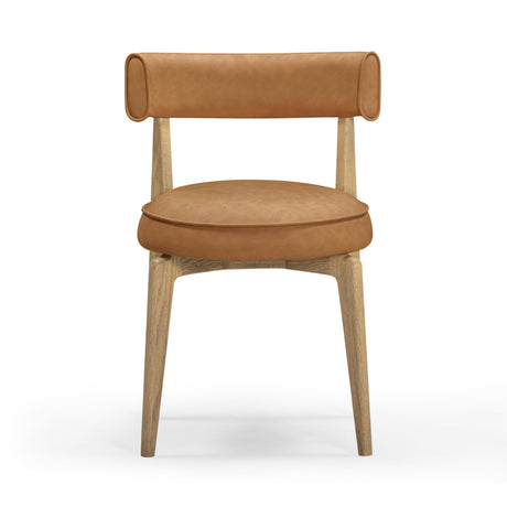 Nikita Performance Vegan Leather Dining Chair by TOV Furniture at Eve Furniture