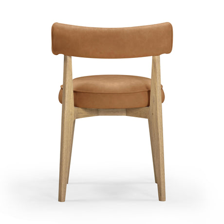 Nikita Performance Vegan Leather Dining Chair by TOV Furniture at Eve Furniture