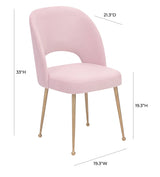 Swell Velvet Dining Chair by TOV Furniture at Eve Furniture
