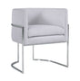 Giselle Velvet Dining Chair with Silver Base by Inspire Me! Home Decor by TOV Furniture at Eve Furniture