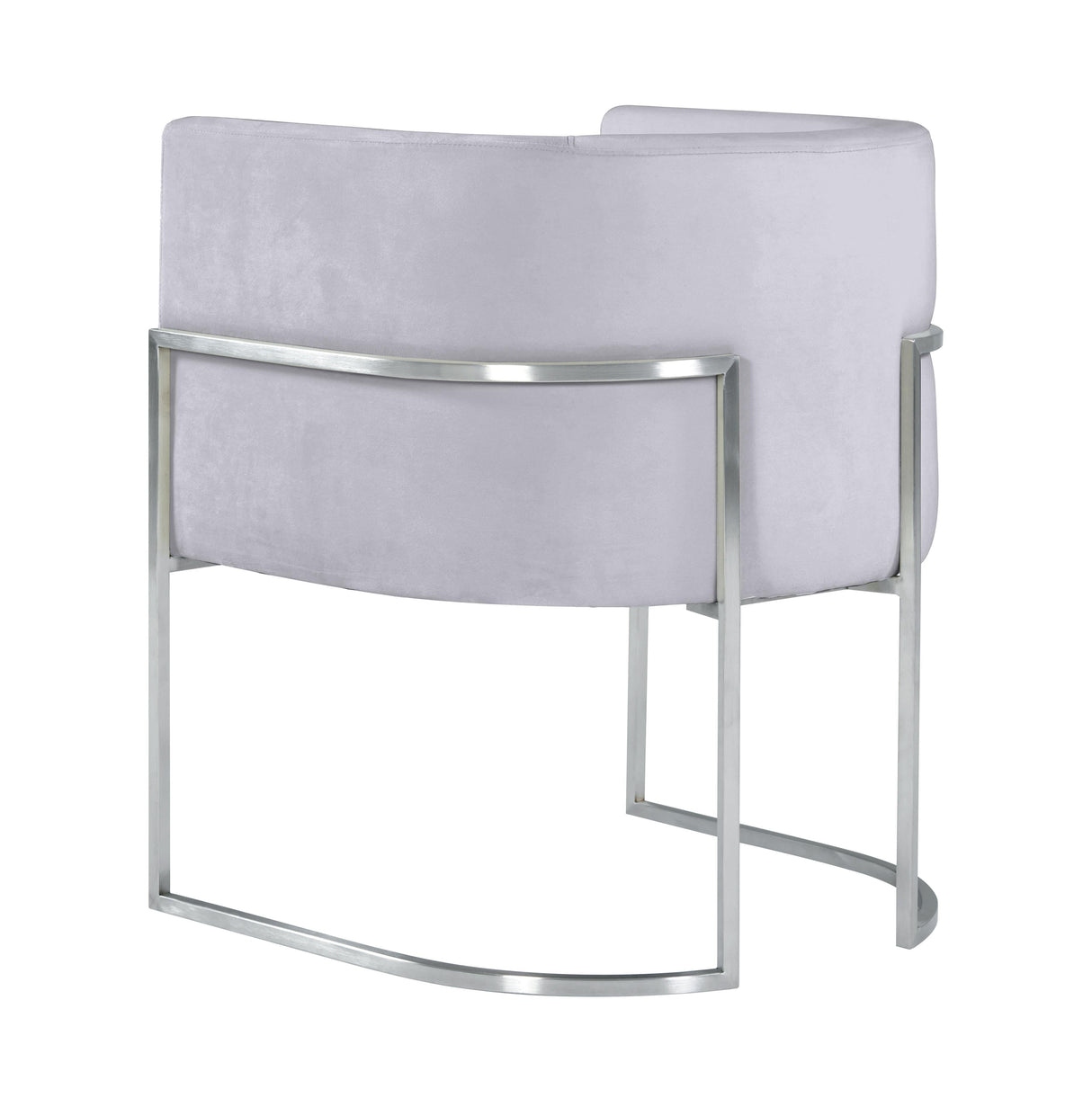 Giselle Velvet Dining Chair with Silver Base by Inspire Me! Home Decor by TOV Furniture at Eve Furniture