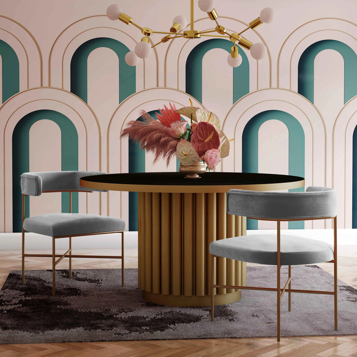 Kim Velvet Dining Chair by TOV Furniture at Eve Furniture