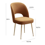 Swell Velvet Dining Chair by TOV Furniture at Eve Furniture