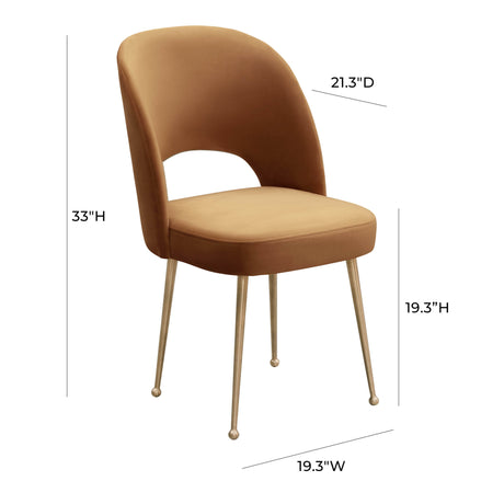 Swell Velvet Dining Chair by TOV Furniture at Eve Furniture