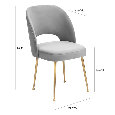 Swell Velvet Dining Chair by TOV Furniture at Eve Furniture