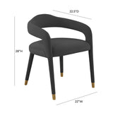 Lucia Velvet Dining Chair by TOV Furniture at Eve Furniture
