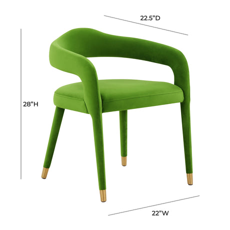 Lucia Velvet Dining Chair by TOV Furniture at Eve Furniture