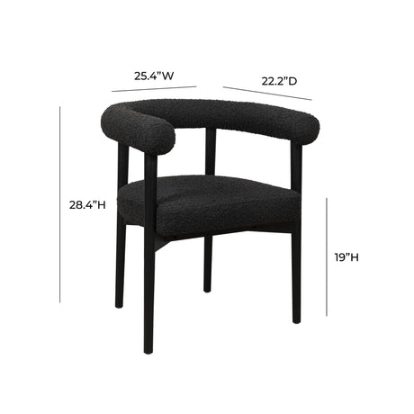 Spara Performance Boucle Dining Chair by TOV Furniture at Eve Furniture