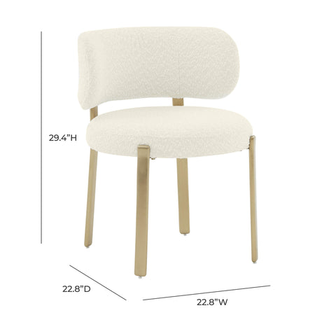 Margaret Performance Boucle Dining Chair by TOV Furniture at Eve Furniture