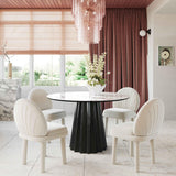 Aliyah Performance Vegan Leather Dining Chair by TOV Furniture at Eve Furniture