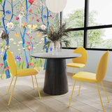 Lauren Performance Vegan Leather Kitchen Chairs - Set of 2