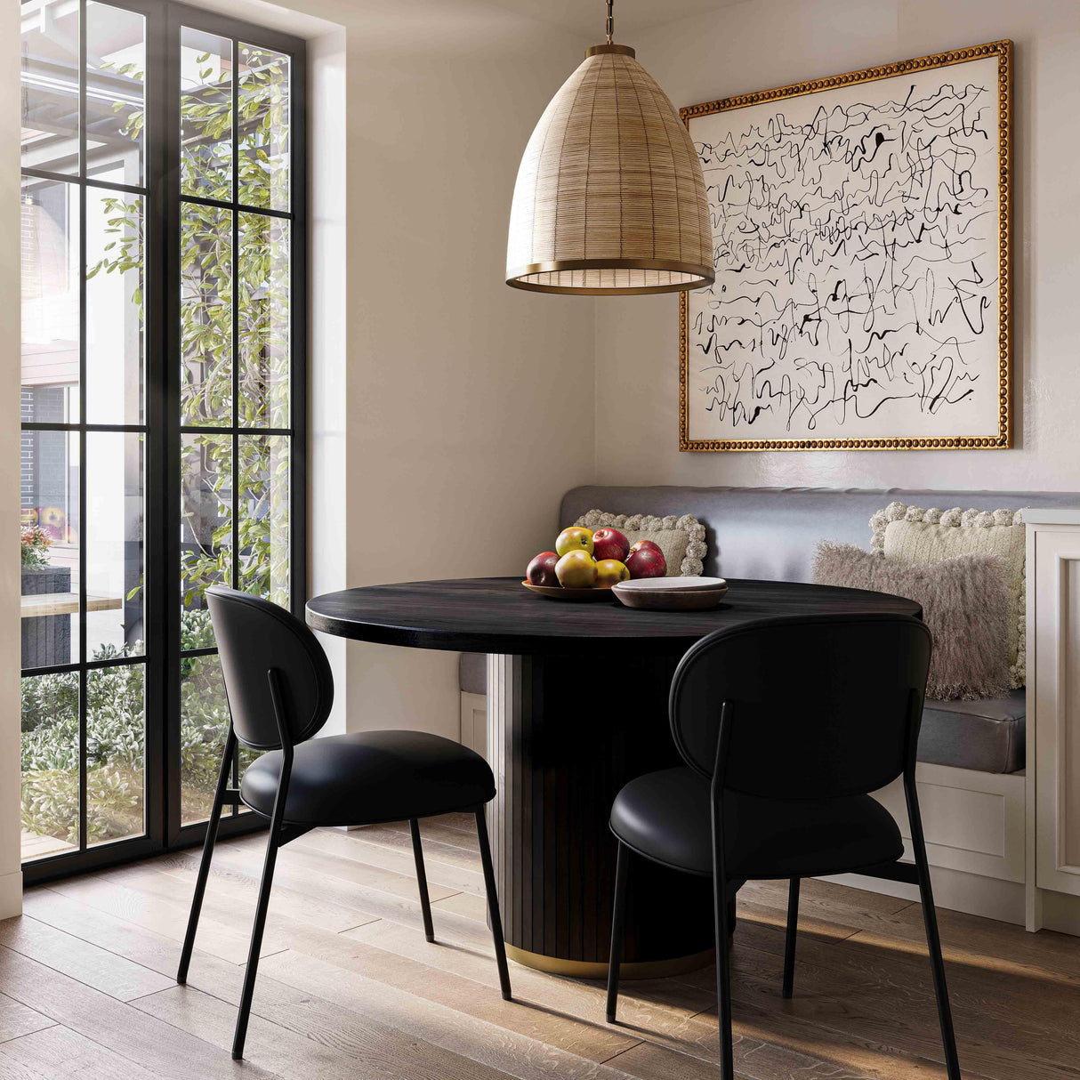 McKenzie Performance Vegan Leather Stackable Dining Chair - Set of 2 by TOV Furniture at Eve Furniture