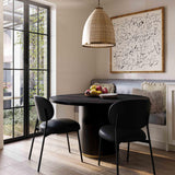 McKenzie Performance Vegan Leather Stackable Dining Chair - Set of 2 by TOV Furniture at Eve Furniture