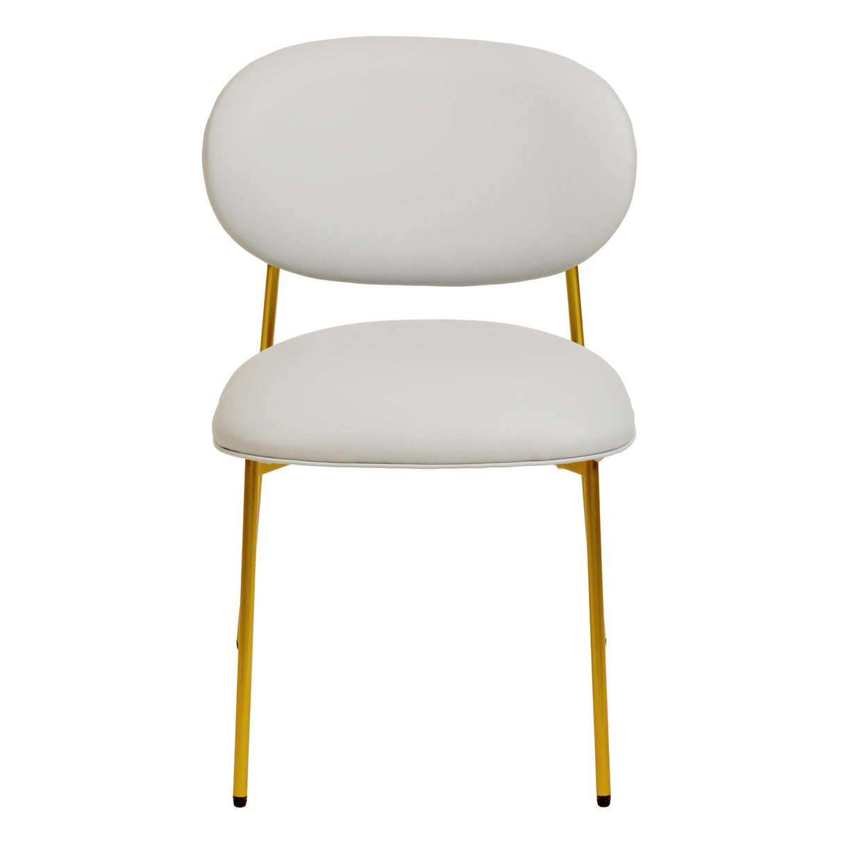 McKenzie Performance Vegan Leather Stackable Dining Chair - Set of 2 by TOV Furniture at Eve Furniture