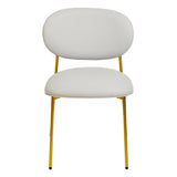 McKenzie Performance Vegan Leather Stackable Dining Chair - Set of 2 by TOV Furniture at Eve Furniture