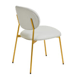 McKenzie Performance Vegan Leather Stackable Dining Chair - Set of 2 by TOV Furniture at Eve Furniture