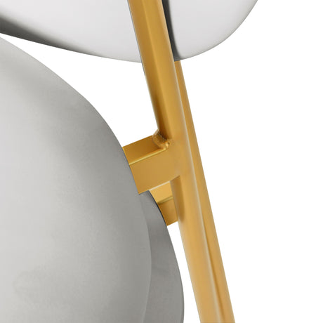 McKenzie Performance Vegan Leather Stackable Dining Chair - Set of 2 by TOV Furniture at Eve Furniture